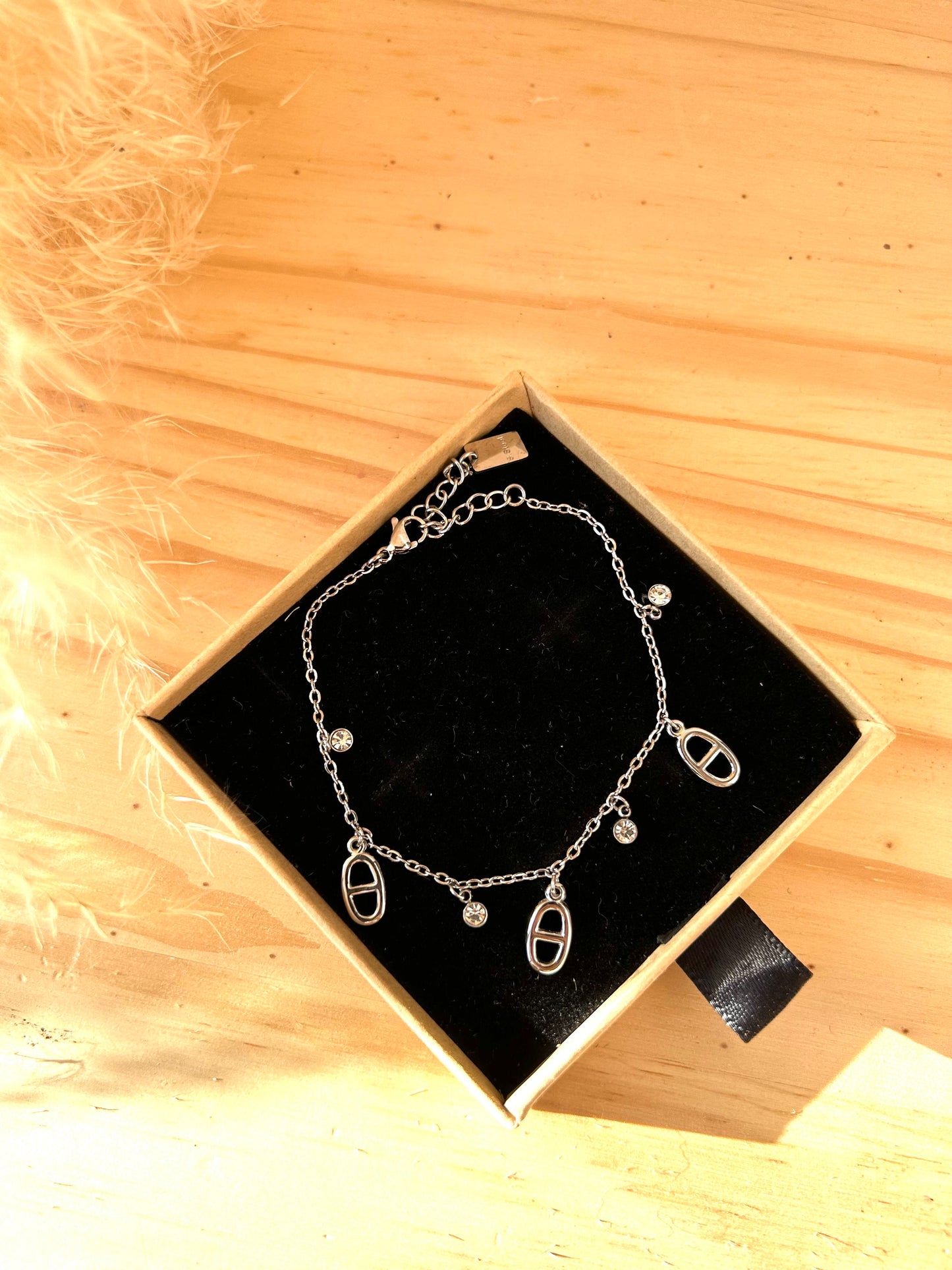 Bracelet " LÏA" acier argenté
