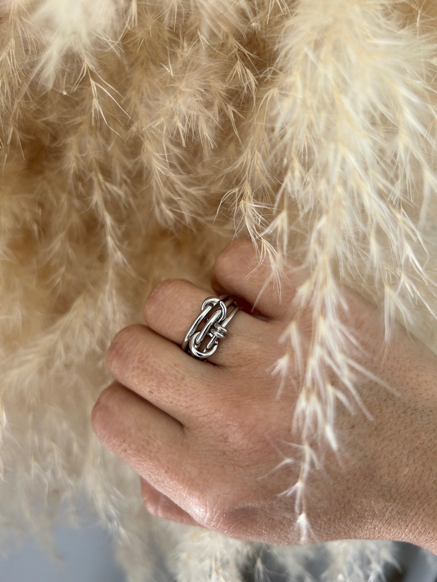 Bague "HELOÏSE" acier argenté