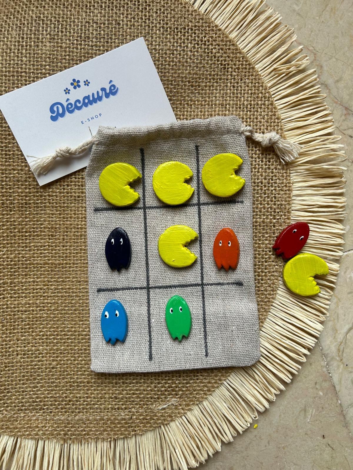 Jeu TIC-TAC-TOE en argile